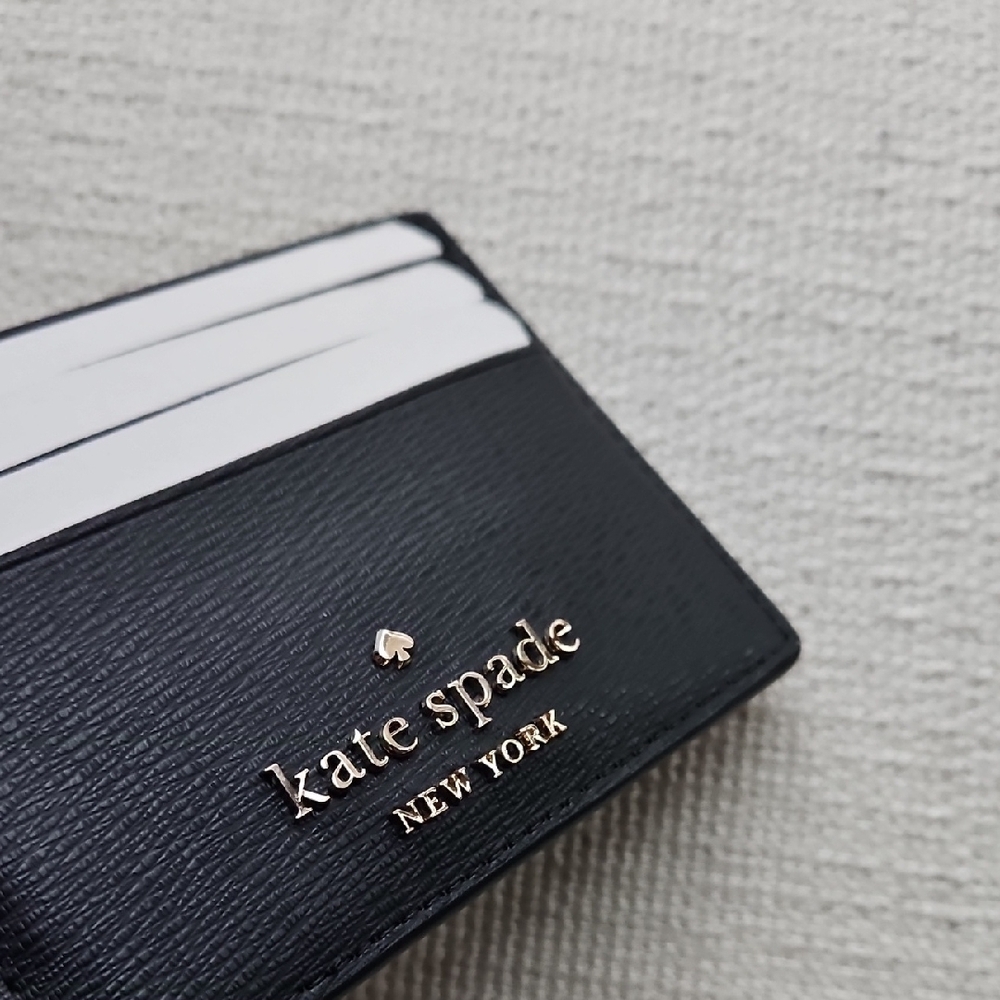 Kate Spade Black and Minnie Cardholder - Picture 4 of 13